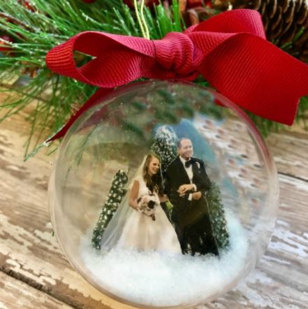 snow globe ornament