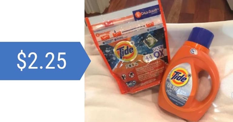 $2.25 Tide Pods & Liquid Detergent | Walgreens Laundry Deal