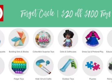 Target Circle Offer | $20 off $100 Toys