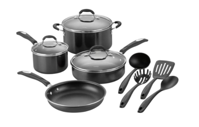 Cuisinart 11-Piece Cookware Set for $49.99 (reg. $199)