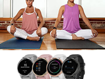 Garmin Vívoactive 4S Smaller-Sized GPS Smartwatch $199.99 Shipped Free (Reg. $350) – FAB Ratings! | 4 color options