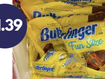 Publix Deal | Butterfinger Fun Size Candy for $1.39