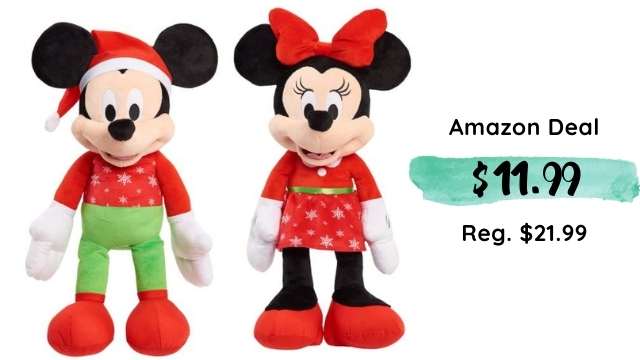 mickey minnie plush