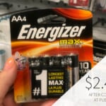 Energizer Batteries 8-Packs As Low As $4.49 At Publix