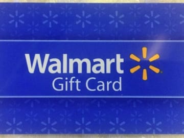 Walmart gift card