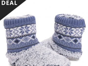 Women’s Muk Luks Slipper Booties just $8.99 + shipping!