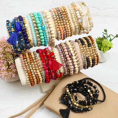 Multi Line Stack Bracelets