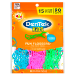 DenTek Kids Fun Flossers, Wild Fruit, 90 Count