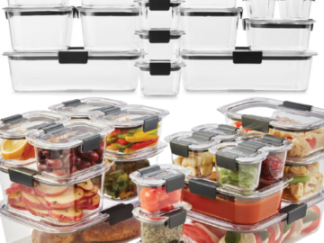 Rubbermaid 36-Piece Brilliance Food Storage Set $35 Shipped Free (Reg. $62.70) | $1.94/container w/ lid!