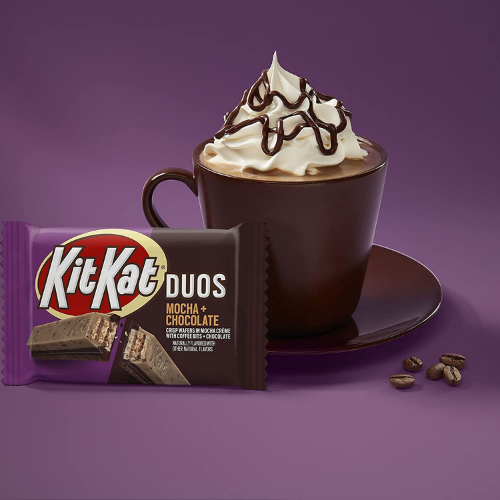 24-Count KIT KAT DUOS Mocha Creme and Chocolate Wafer Candy $15.57 (Reg. $21.38) | 65¢ each bar! – FAB Ratings!