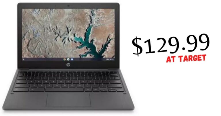 HP 11.6 in. Chromebook Laptop for $129.99