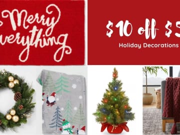 Target | $10 off $50 Holiday Decor