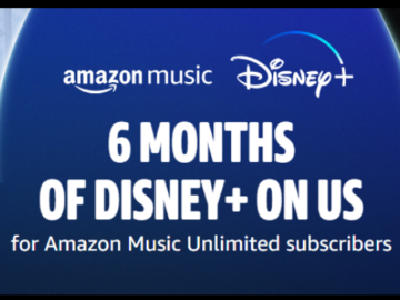 Get 6 Months of Disney + ON US for Amazon Music Unlimited Subscribers