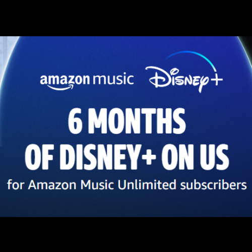 Get 6 Months of Disney + ON US for Amazon Music Unlimited Subscribers