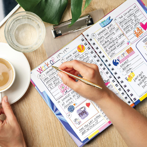 52 Week Gratitude Journal $14.97 (Reg. $20) | Includes Hand-Illustrated Stickers