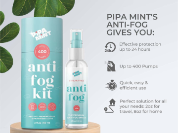 2oz Anti Fog Spray for Glasses as low as $3.39 Shipped Free (Reg. $9.97) | Cloth Included – LOWEST PRICE