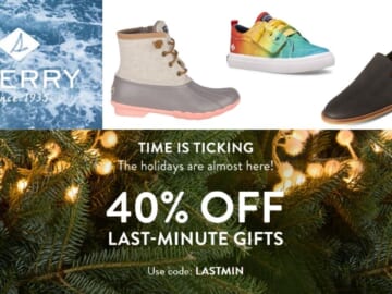 Sperry | Up to 40% Off Last-Minute Gifts