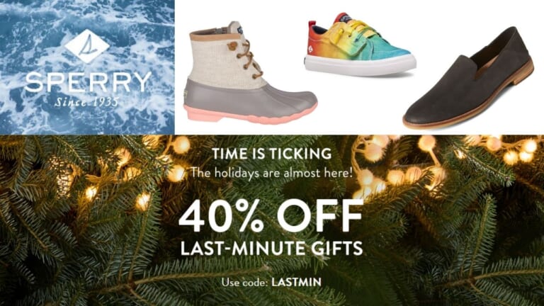 Sperry | Up to 40% Off Last-Minute Gifts