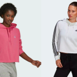 adidas Essentials 3-Stripes Cropped Hoodie