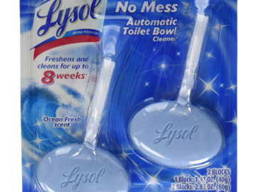 2-Pack Lysol Automatic Toilet Bowl Cleaner as low as $2.54 Shipped Free (Reg. $6) | $1.27 each!