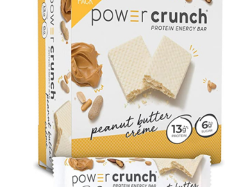 12-Count BioNutritional Power Crunch Bars Peanut Butter Creme $19.99 (Reg. $25.08) | $1.67 each!