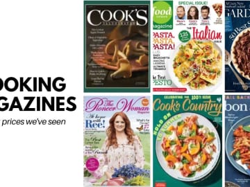 Top Cooking Magazines 75% off Thru Saturday!