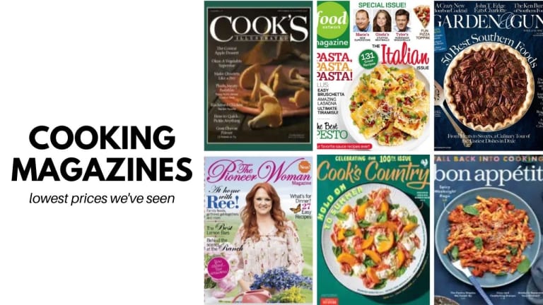 Top Cooking Magazines 75% off Thru Saturday!