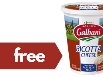 FREE Galbani Ricotta Cheese | Target Stacking Deal