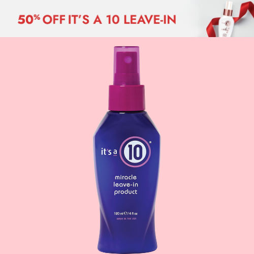 Hurry! 50% Off It’s a 10 Miracle Leave In from $5.75 (Reg. $23+) – Multiple Options + Free Shipping thru 12/15