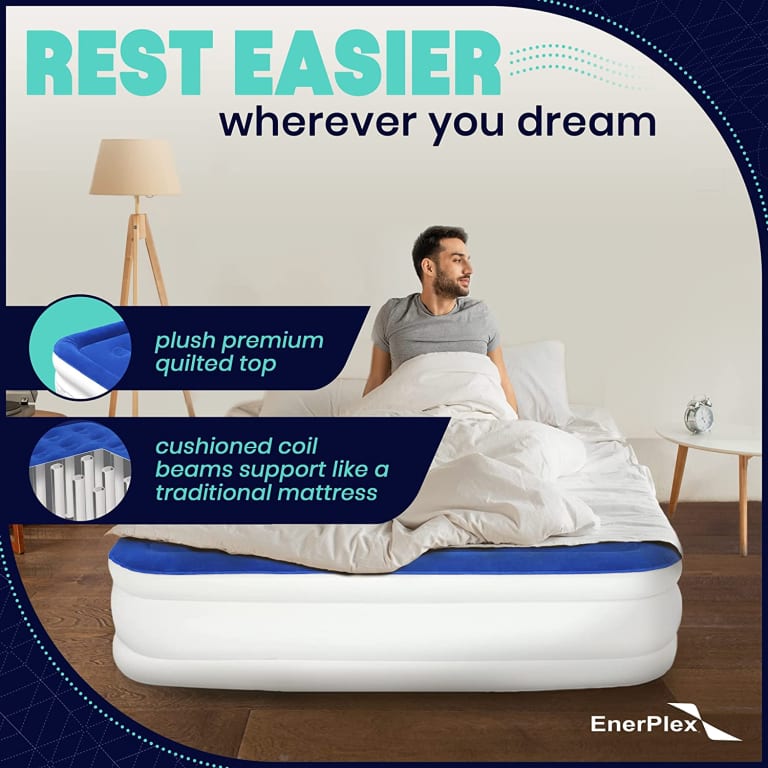 Today Only! EnerPlex Never-Leak Air Mattresses with Built in Pump $47.96 Shipped Free (Reg. $80+) – 29K+ FAB Ratings!