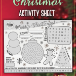 Free Christmas-Themed Activity Sheet for Kids!