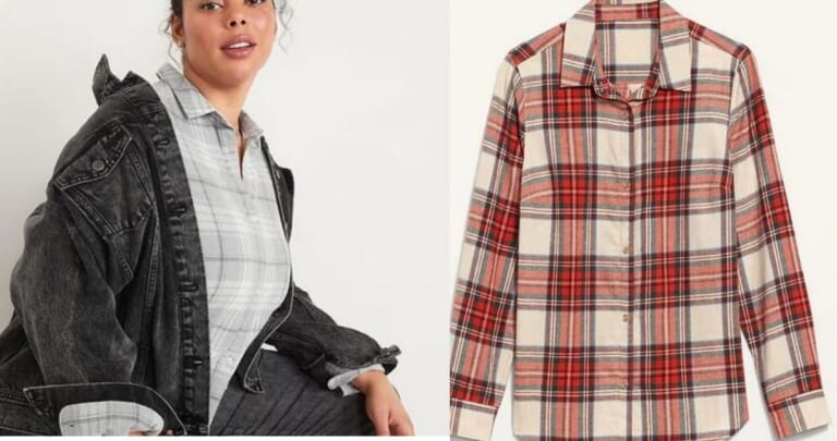 Old Navy Sale | $10 Flannel Shirts