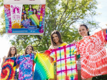 Tulip Two Minute Tie Dye Big Box Kit $10.48 (Reg. $25) | Includes 9 Color Bottles