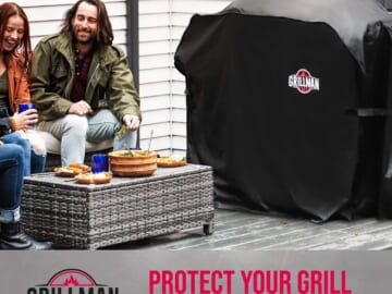 Today Only! Grillman Premium BBQ Grill Cover, 58-Inch $26.99 Shipped Free (Reg. $40) – 30K+ FAB Ratings!