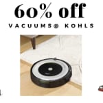 60% off Vacuum Deals: iRobot, Bissel & Shark at Kohls