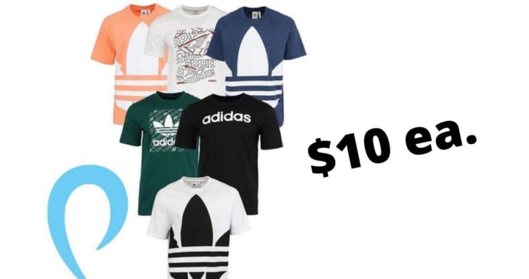 Adidas Men’s Mystery Short Sleeve Shirts 3 for $30