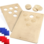 2-In-1 Cornhole Board Game Set