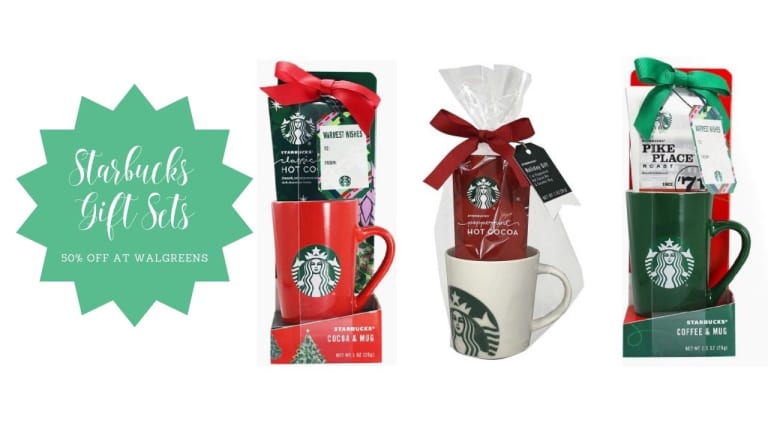 Walgreens | 50% Off Starbucks Gift Sets