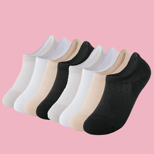 Trifabricy 8-Pairs No Show Socks for Women $7.99 (Reg. $12.99) | $0.99/pair