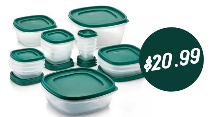 Rubbermaid 30-Piece Storage Set for $20.99