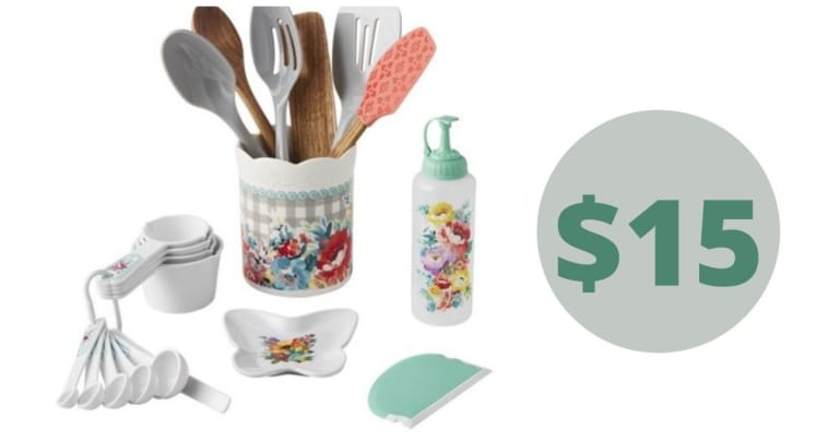 The Pioneer Woman 20-Piece Kitchen Gadget Set for $15