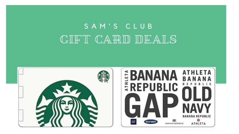 Sam’s Club | Gap & Starbucks Gift Card Deals