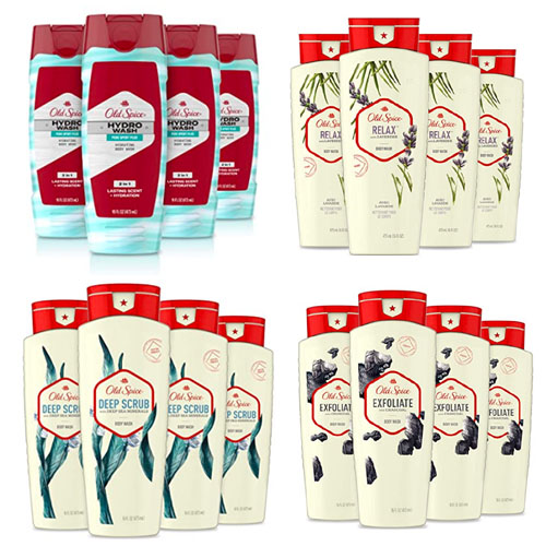 $4 OFF FOUR Old Spice Body Wash 16-21oz from $17 (Reg. $21+) – FAB Ratings!