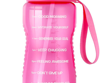 One Gallon Motivational Water Bottle