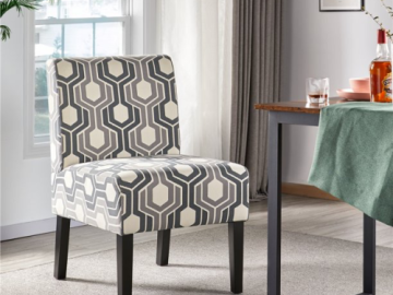 Bring Comfort and Style to your Home with this FAB Fabric Print Accent Chair, Just $59.99 + Free Shipping!