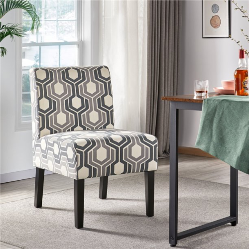 Bring Comfort and Style to your Home with this FAB Fabric Print Accent Chair, Just $59.99 + Free Shipping!