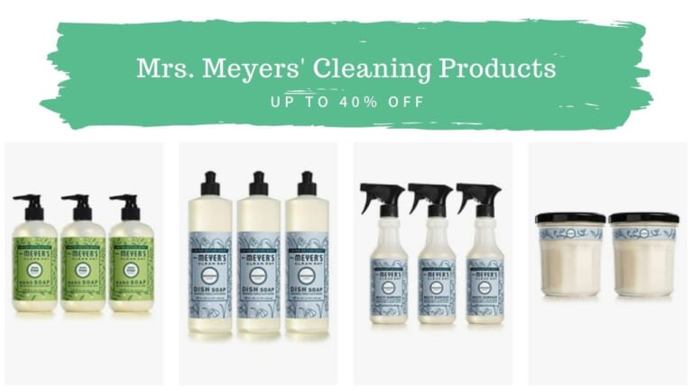 Amazon | Up To 40% Off Mrs. Meyer’s Soap