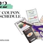 2022 Sunday Coupon Insert Schedule