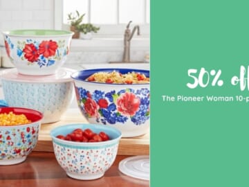 Walmart | 10-Piece Mixing Bowl Set for $25