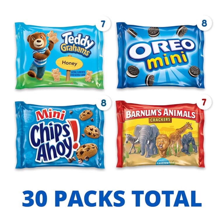 30 Packs Oreo, Chips Ahoy, Teddy Grahams and Animal Crackers as low as $5.93 Shipped Free (Reg. $23.99) | 20¢ each!